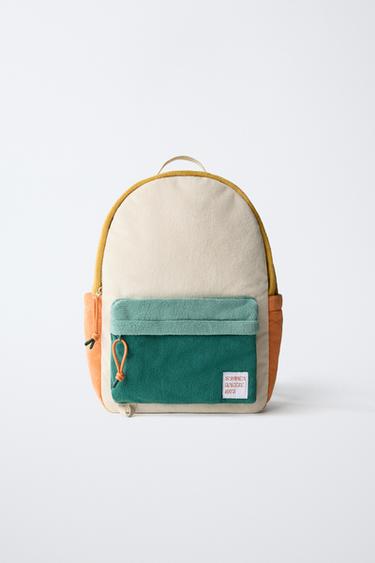 TOWELLING BACKPACK - Ice by Zara
