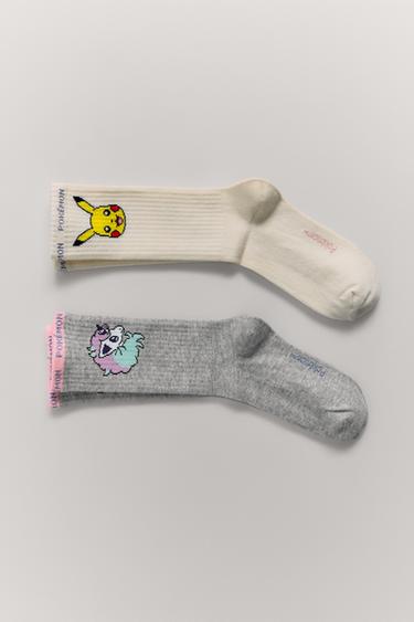 4-14 YEARS/ 2-PACK OF POKÉMON ™ SOCKS - Lilac by Zara