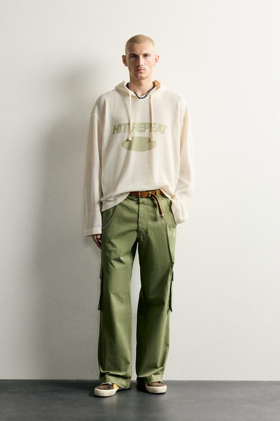 RELAXED FIT HOODIE - Ecru by Zara - Image 0