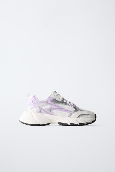 MESH TRAINERS - Purple by Zara