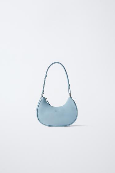 NYLON SHOULDER BAG - Blue by Zara - Image 0