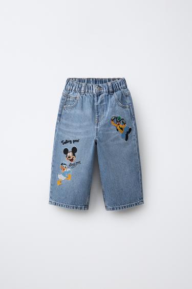 BAGGY JEANS © DISNEY - Mid-blue by Zara