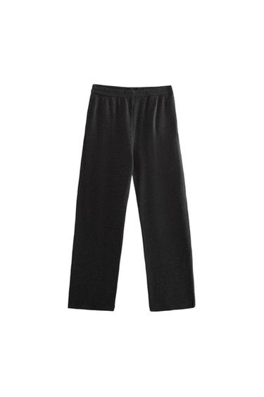 STRAIGHT FIT TROUSERS - Dark grey by Zara