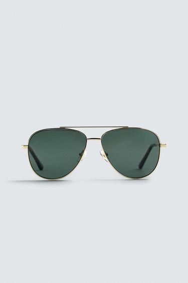 LIMITED EDITION AVIATOR SUNGLASSES - Gold by Zara