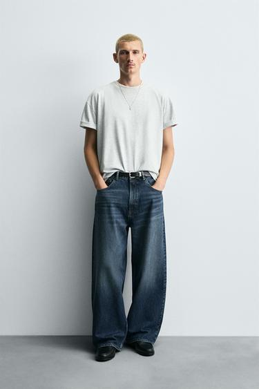 BAGGY FIT JEANS - Blue by Zara