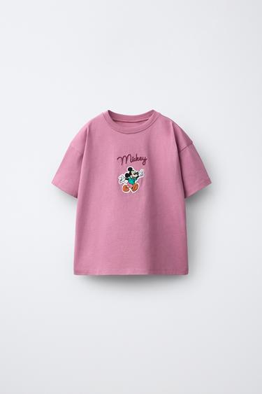 EMBROIDERED MICKEY MOUSE © DISNEY T-SHIRT - Purple by Zara