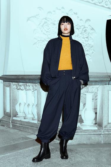 SOFT KNIT SHORT SLEEVE JUMPER - Mustard by Zara