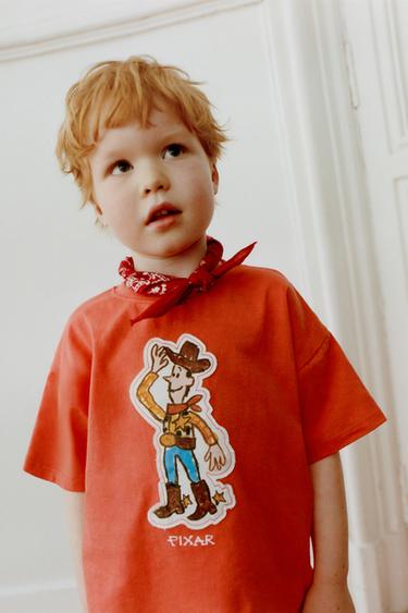 WOODY TOY STORY © DISNEY PIXAR PATCH T-SHIRT - Orange by Zara