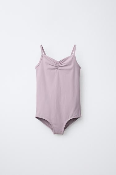 BALLET BODYSUIT - Pink by Zara