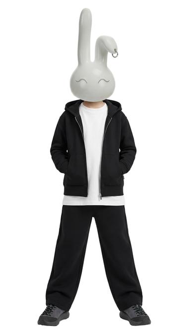 BASIC NEOPRENE-EFFECT SWEATSHIRT - Black by Zara