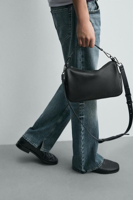 PLAIN CROSSBODY BAG - Black by Zara - Image 0