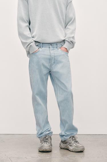 REGULAR STRAIGHT-LEG JEANS - Light blue by Zara