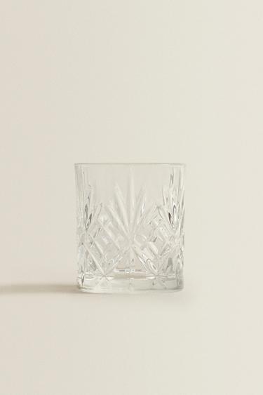 CRYSTALLINE TUMBLER WITH RAISED DESIGN -  by Zara - Image 0