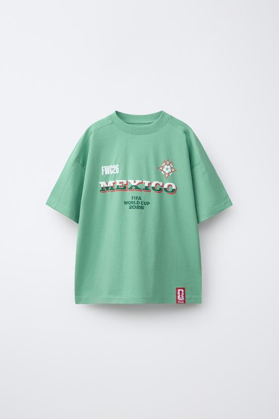 MEXICO FIFA WORLD CUP ™ 2026 PRINT T-SHIRT - Green by Zara - Image 0