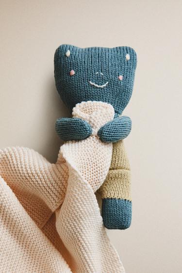BABY FROG CUDDLY SOFT TOY - Light green by Zara