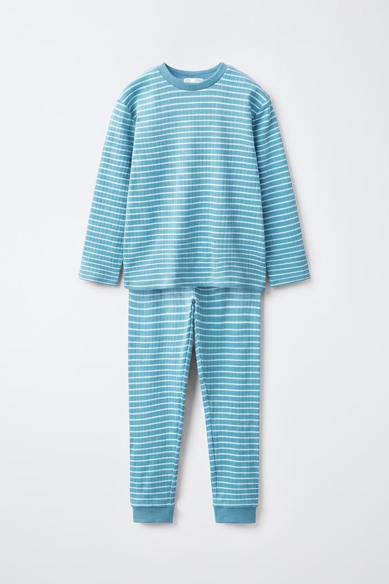 6-14 YEARS/ STRIPED PYJAMAS - Blue by Zara - Image 0