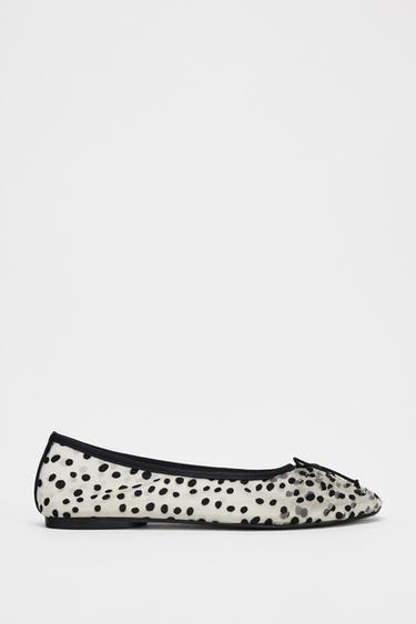 MESH BALLERINA WITH BOW - Multicoloured by Zara