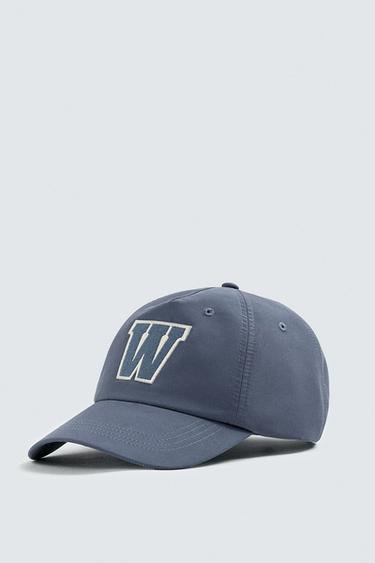TECHNICAL PATCH CAP - Blue / Grey by Zara
