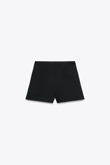 HIGH-WAIST SHORTS - Black by Zara