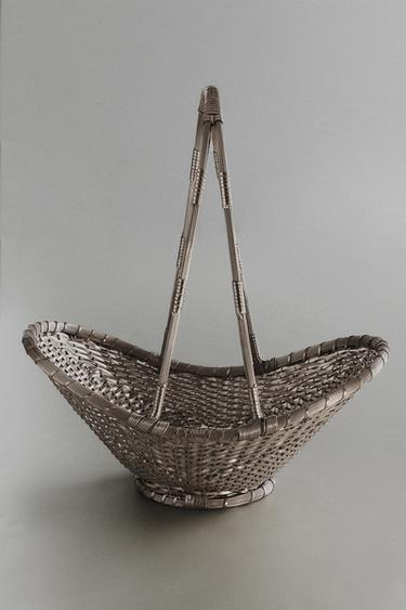 WOVEN METAL BASKET HIGH I COLIN KING - P by Zara