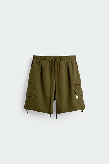 BERMUDA CARGO X SR_A - Olive green by Zara