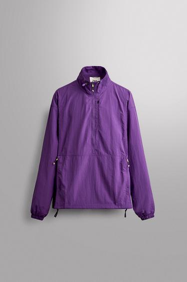 TECHNICAL KANGAROO JACKET - Purple by Zara