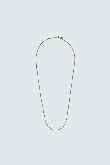 CHAIN LINK NECKLACE - Gold by Zara - Image 0