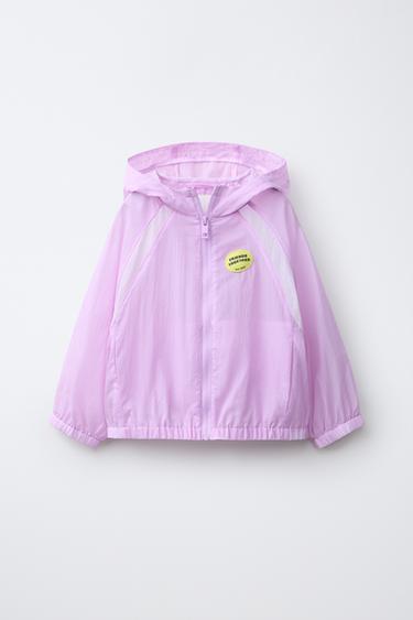 LIGHTWEIGHT RAINCOAT WITH LABEL - Mauve by Zara