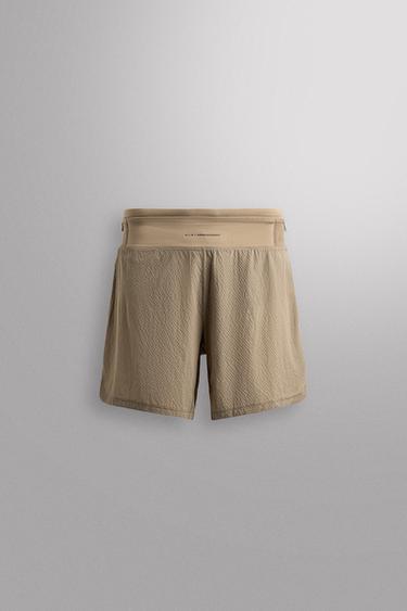 TRAIL RUNNING SHORTS - Beige by Zara