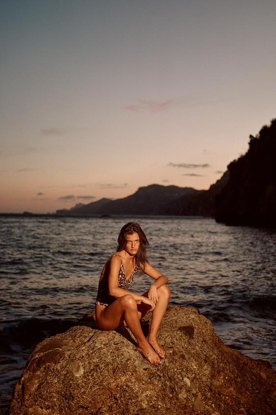 ANIMAL PRINT SWIMSUIT - Leopard by Zara - Image 0
