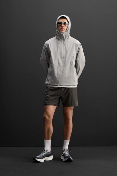 TECHNICAL HOODED JACKET - Pearl grey by Zara - Image 0