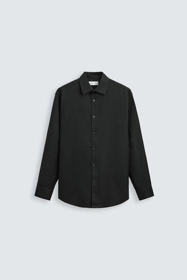 EASY CARE TEXTURED SHIRT - Black by Zara