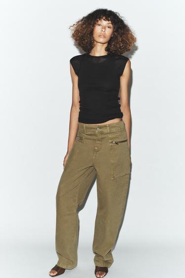 SUPIMA® DOUBLE EFFECT T-SHIRT - Black by Zara