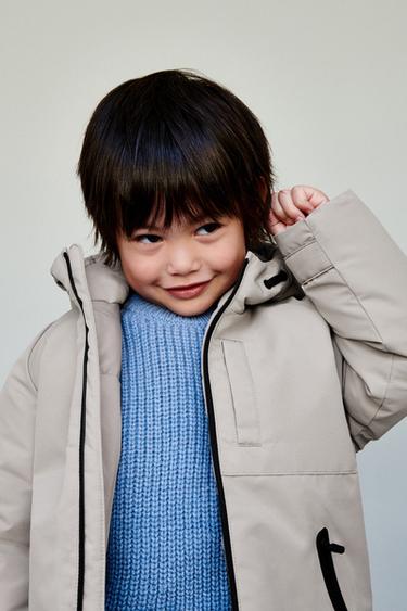 LIGHTWEIGHT WATER-REPELLENT PARKA - Stone by Zara