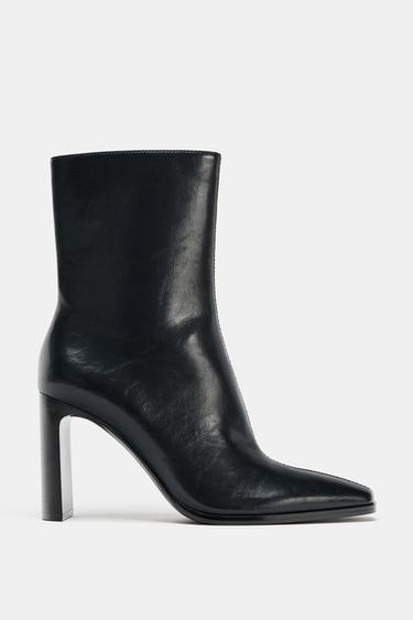 HEELED ANKLE BOOTS - Black by Zara