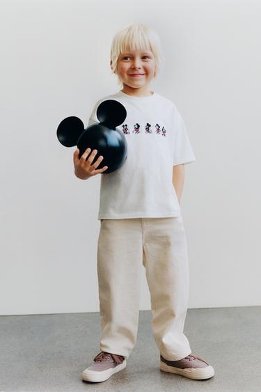 MICKEY MOUSE © DISNEY EMBROIDERED T-SHIRT - White by Zara