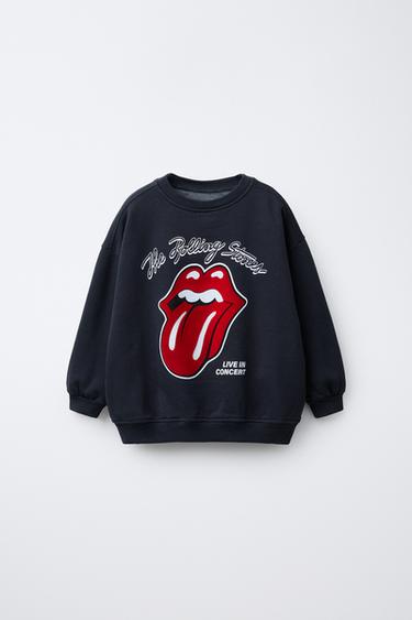 ROLLING STONES © FLOCK SWEATSHIRT - Black by Zara