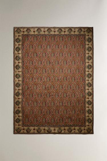 REVERSIBLE COTTON RUG - Multicoloured by Zara