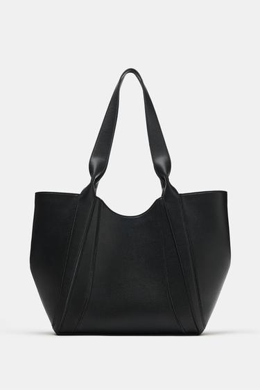 MAXI SHOPPER BAG - Black by Zara