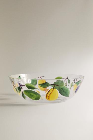FRUIT GLASS SALAD BOWL - Various by Zara