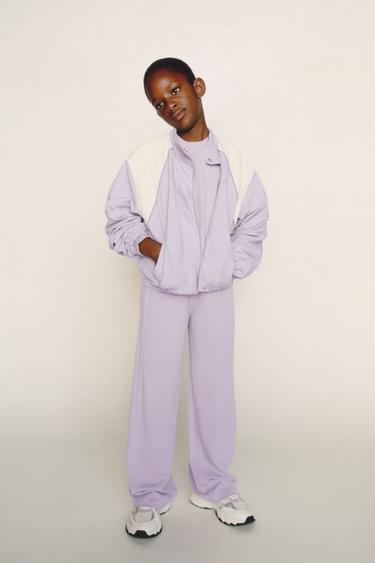RAINCOAT WITH CONTRAST TRIMS - Mauve by Zara