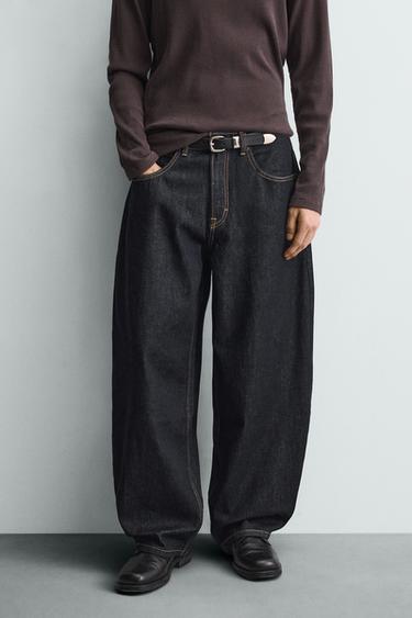 BALLOON FIT JEANS - Blue by Zara