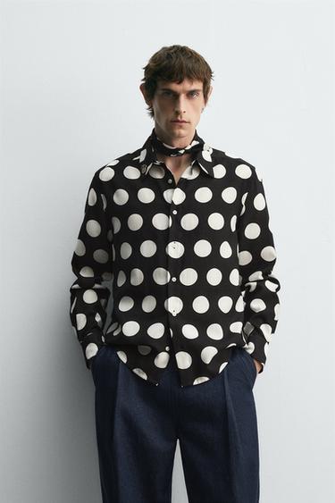 POLKA DOT SHIRT HARRY LAMBERT FOR ZARA X DISNEY - Black by Zara