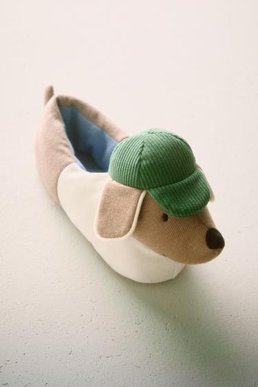 KIDS' SUMMER CLUB SLIPPERS - Brown by Zara