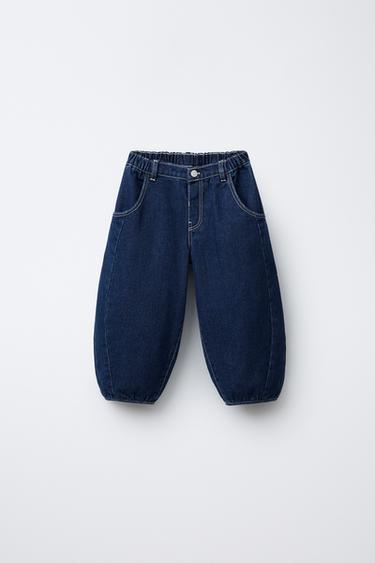 BALLOON JEANS - Blue by Zara