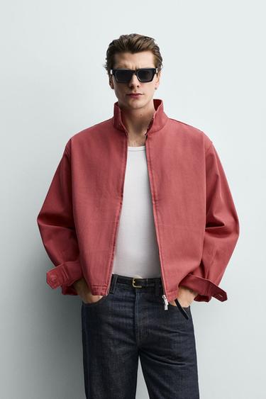 REGULAR FIT WASHED COTTON JACKET - 140 by Zara