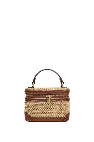 WOVEN VANITY BAG - Light beige by Zara