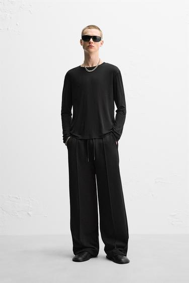 LIMITED EDITION LYOCELL T-SHIRT - Black by Zara - Image 0