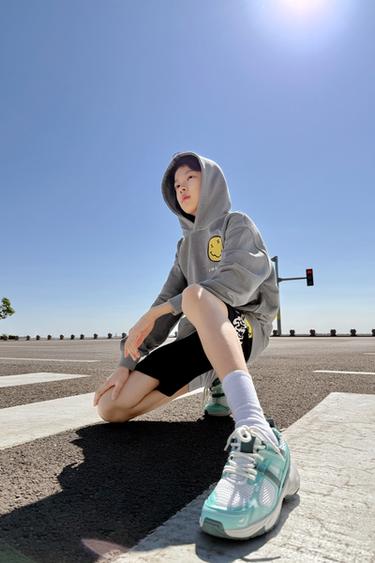 MULTI-PIECE TRAINERS - Sky Blue by Zara