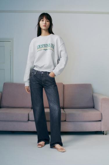 JEANS ZW COLLECTION BOOTCUT LOW-RISE - Blue by Zara - Image 0